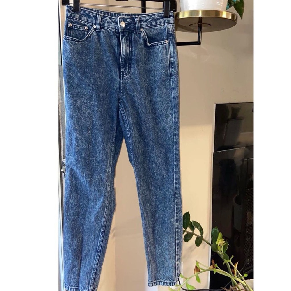 Top shop acid wash denim